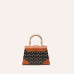 Goyard Saigon Structured Mini Bag Black and Brown - Image 3